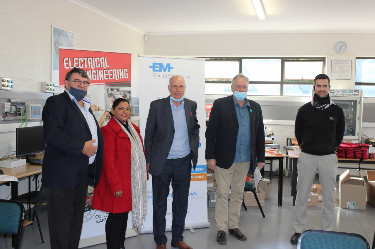 Electro Mechanica Donates Electrical Engineering Equipment to Pinelands Campus